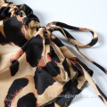 NUEVA MODA Mujeres para adultos Falda de leopardo Drawstring